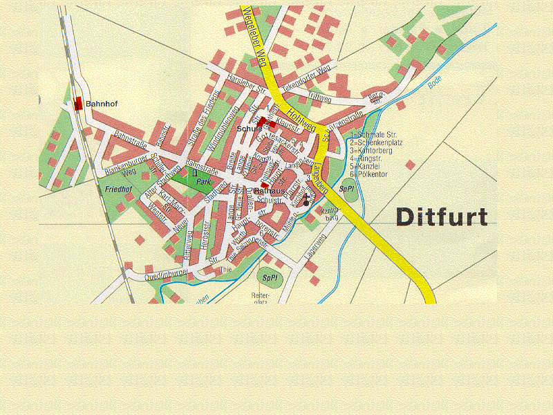 Ortsplan Ditfurt